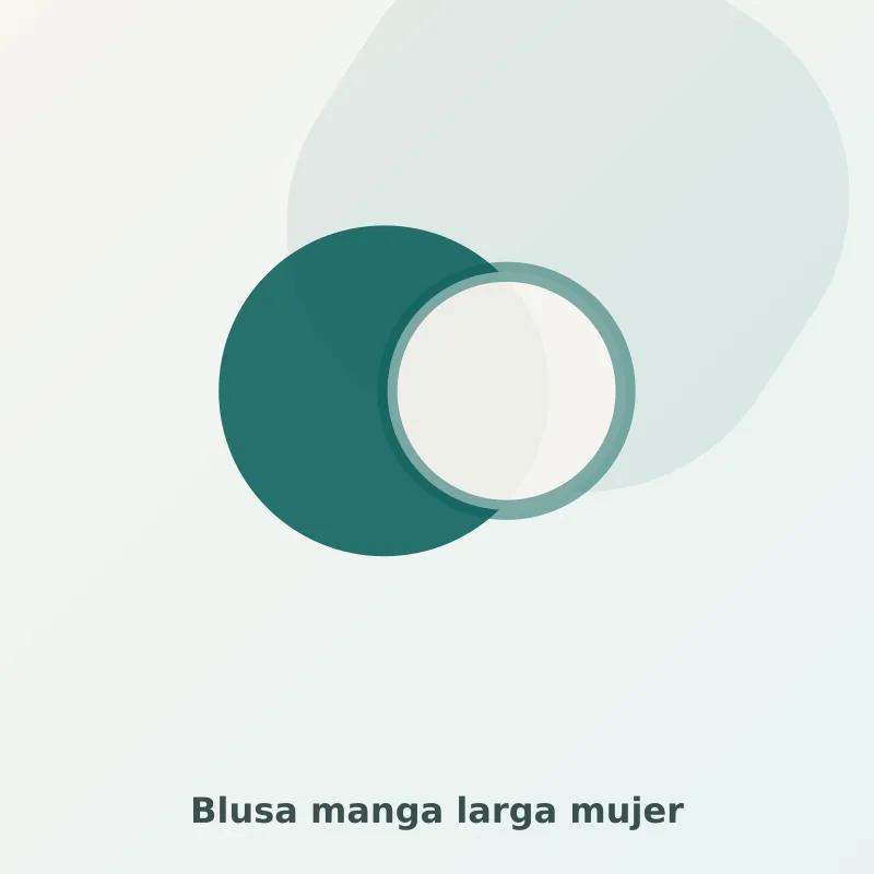 Blusa manga larga mujer