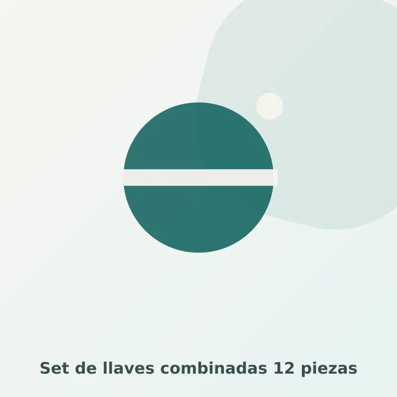Set de llaves combinadas 12 piezas